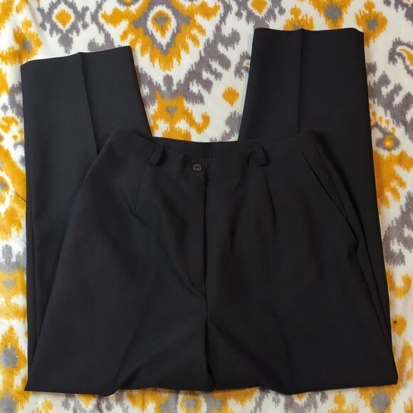 💜5/$25 12P Kathie Lee collection black trousers - Picture 1 of 2
